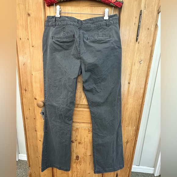 Loft Marisa Gray Stonewashed Style Cotton Blend Trousers Size 4 - Picture 2 of 11